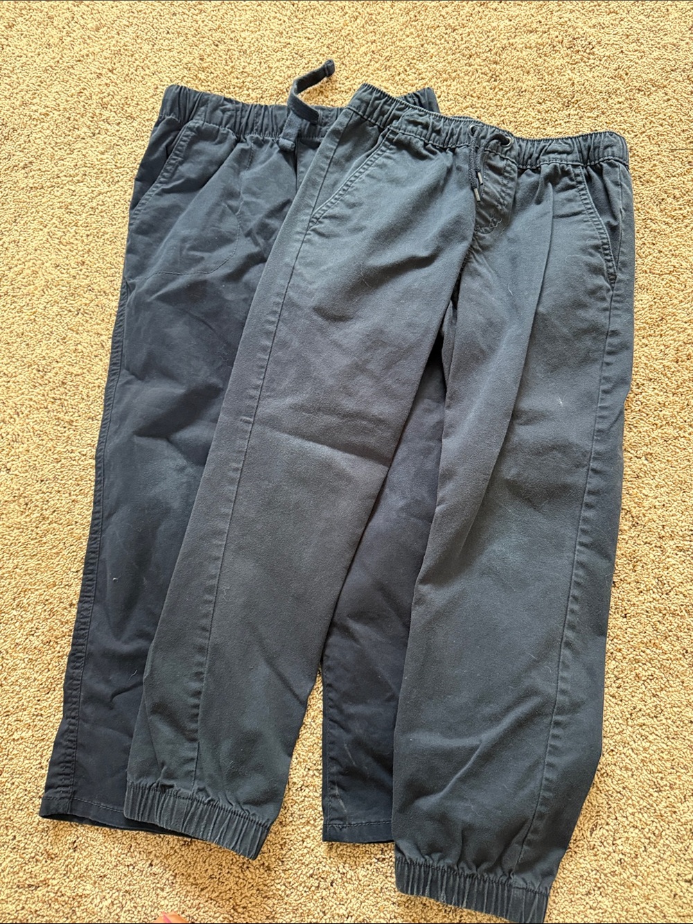 Cat & Jack Black Elastic-Waist Kids Jogger Pants